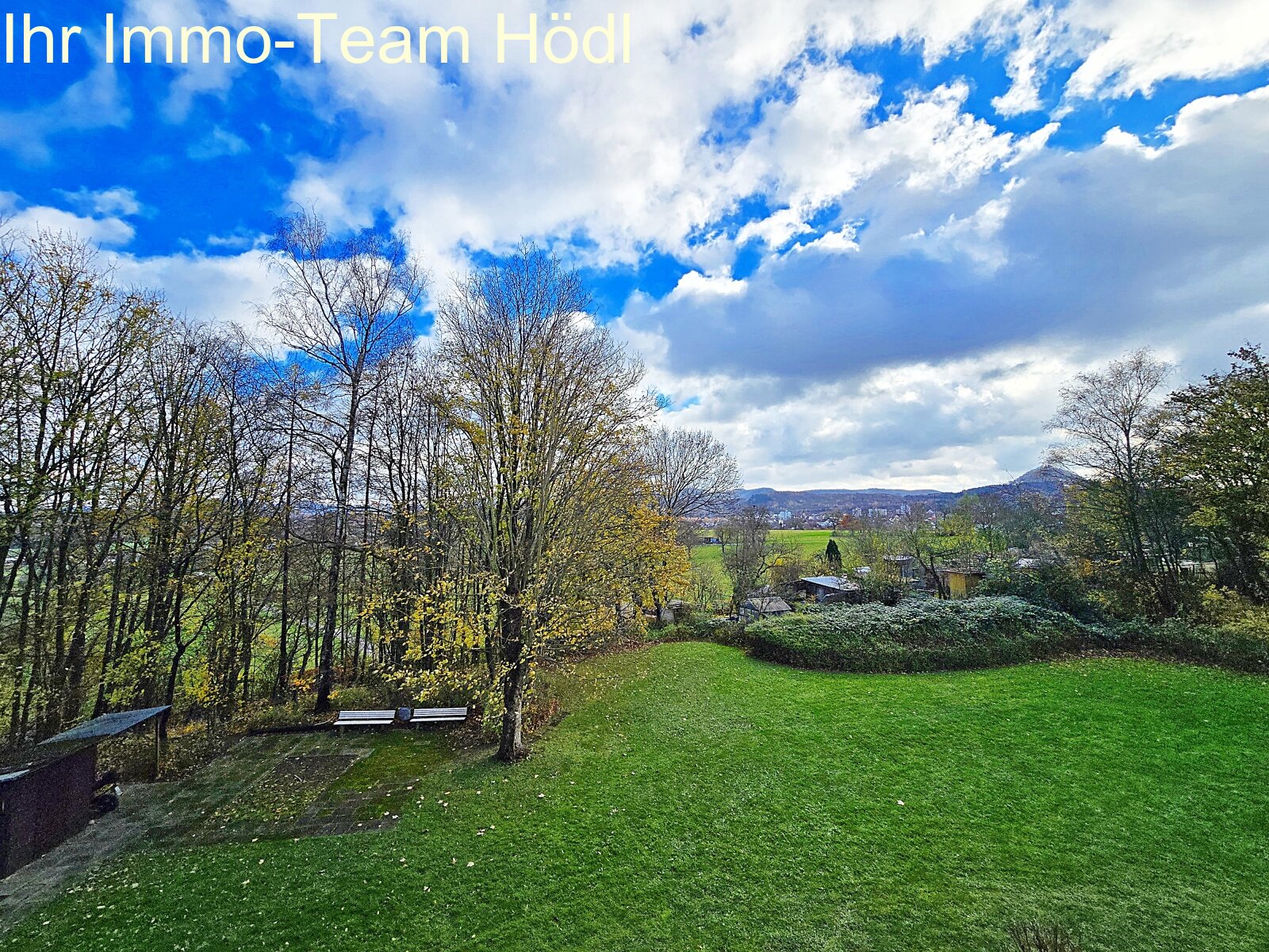 Aussicht vom Balkon