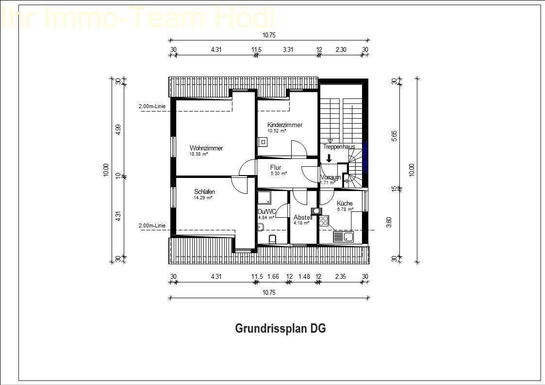 Grundrissplan DG