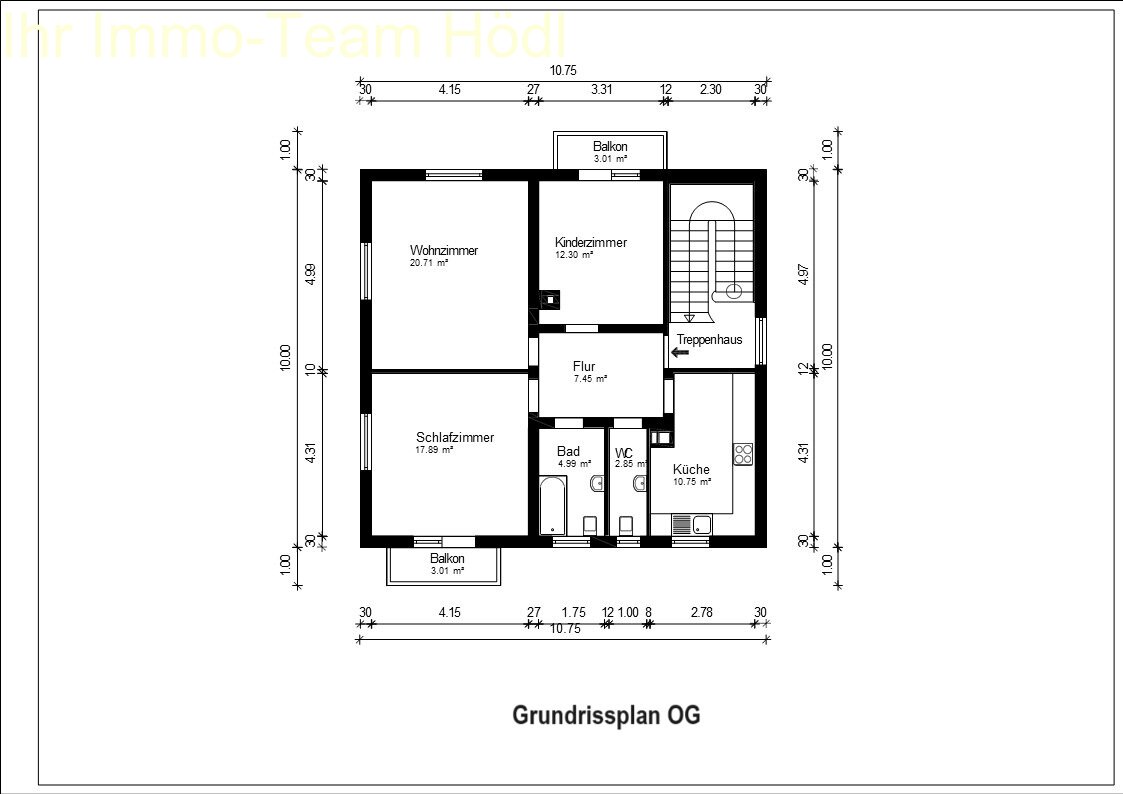 Grundrissplan OG